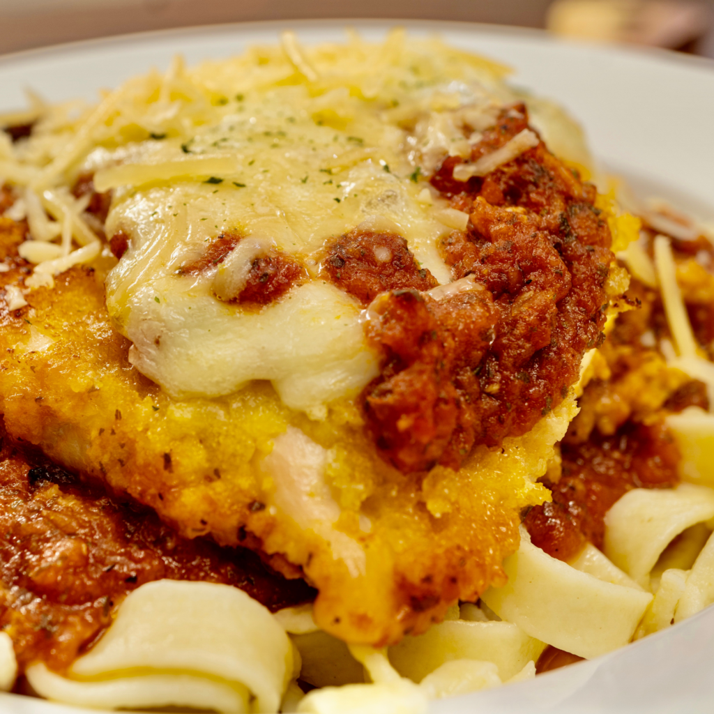Salmon Creek Country Club Chicken Parmesan
